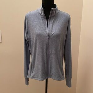 Market & Spruce Remi Performance Zip Up, Light Blue, XL